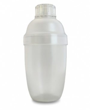 Shaker transparent en plastique 530ml