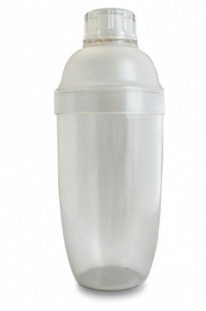 Shaker transparent en plastique 700ml